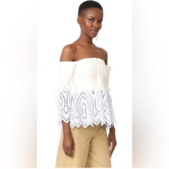 Lace Self-Portrait top - Picture 3 of 12